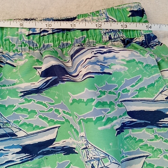 Vineyard Vines green navy fishboats size men M with elastic waist & drawstring - Picture 5 of 8